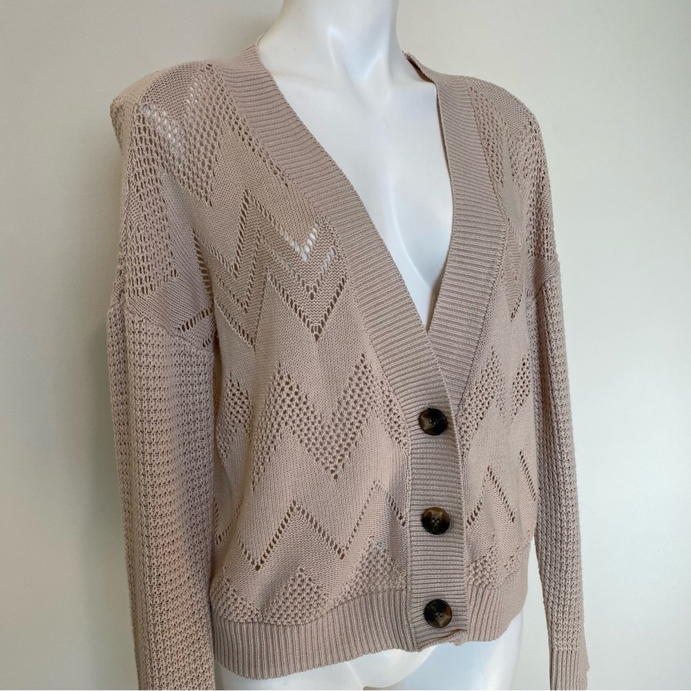 Chevron Knit Cardigan